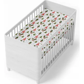 Prostěradlo Prostěradlo do łóżeczka 140x70 bavlna STŘEHY