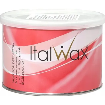 Přípravek na depilaci a epilaci Depilační vosk Italwax Rose v plechovce 400 ml