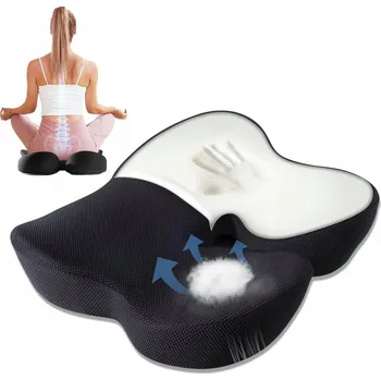 Polštář Ortopedický Polštář Memory pro Sezení na Židli, Křesle nebo v Autě