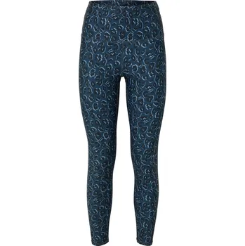 Dámské legíny 725170 - Tchibo - Sportovní legíny »ActivePower« - pro ženy - vel. XS 32/34 - barva: modrá/s potiskem