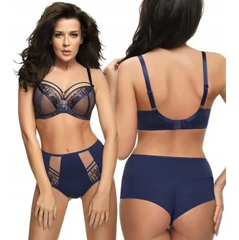 Podprsenka Gorsenia podprsenka s měkkými košíčky modrá velikost 90H