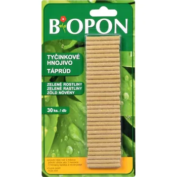 Hnojivo BOPON Hnojivé tyčinky pro zelené rostliny Biopon 30 ks