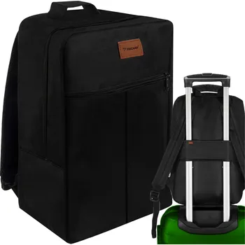 Městský batoh Batoh cestovní Trizand černý voděodolný 20 l 40x25x20 cm