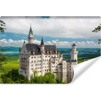 Fototapeta Fototapeta do obýváku ZÁMEK Les Krajina 3D 400x280