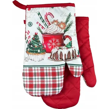 Chňapka Kuchyňské chňapky s magnetem 2ks sada vánoční sváteční