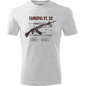 Pánské oblečení Tričko STRIKER SAMOPAL vz.58 Barva: Bílá, Velikost: S
