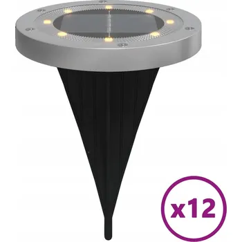 Venkovní osvětlení Solární zemní lampa černá 11x13 cm IP65