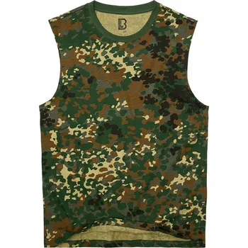 Pánské tričko Tričko Brandit bez rukávů s maskáčový vzorem - Flecktarn 5XL