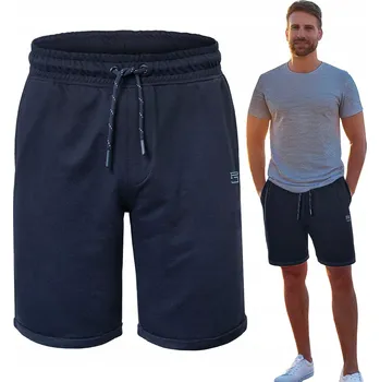 Krátké Kraťasy Pánské teplákové kraťasy LAKE Tmavě modré XXL Pako Jeans