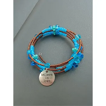 Náramek Emada Náramek, 2001, paměťový drát, Modrásek, 1 ks