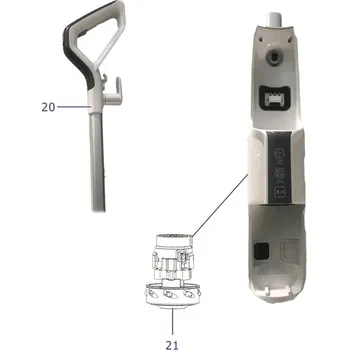 Příslušenství pro parní čistič Náhradní ovládací rukojeť pro parní mop s vysáváním Polti Vaporetto 3 CLEAN