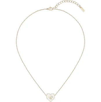 Náhrdelník Slušivý růžově zlacený náhrdelník se srdíčkem 2040395 Lacoste
