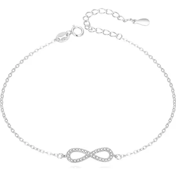 Náramek Módní stříbrný náramek nekonečno AGB589/21 Beneto