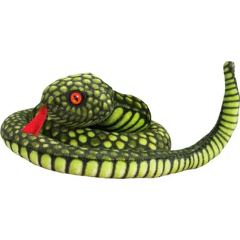 Hračka Plyšový had světle zelený 100 cm