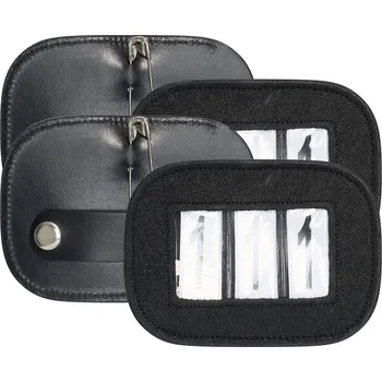 Čištění pro koně Imperial Riding Číslo startovní Glitter Square Imperial Riding, 2 ks, černé