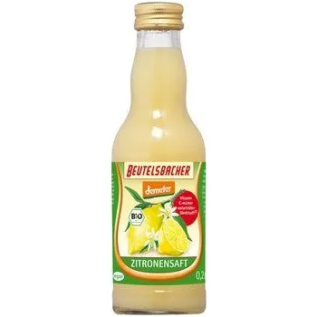 Beutelsbacher Citronová šťáva 200 ml bio DEMETER VEGAN Množství: 6 ks