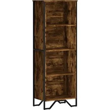 Knihovna Regál na knihy Modern Oak 50x31x137,5 cm, kouřový dub