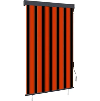 vidaXL Venkovní roleta 120 x 250 cm oranžovohnědá