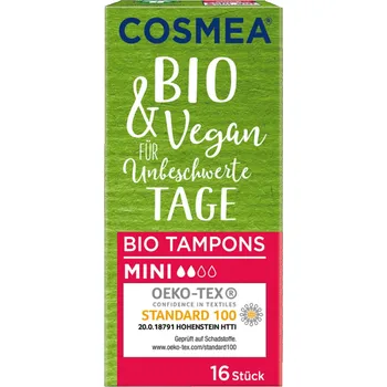 Cosmea Tampony Mini 16 ks eco ECO VEGAN Množství: 1 ks