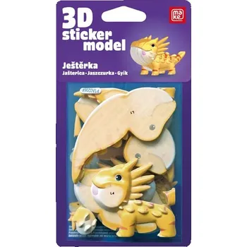 samolepka 3D Sticker Model Ještěrky Ještěrka - MAKE 1042620