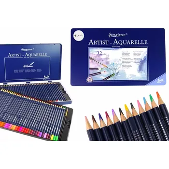 Pastelka Akvarelové Pastelky LEAN Toys 72 ks