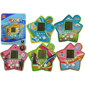 Desková hra Kapesní elektronická hra Tetris ve tvaru hvězdy – zelená