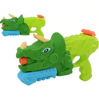 Dětské zboží Lean Toys Dinosaur Green Triceratops 1000 ml Dostřel 7m