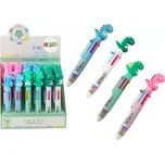Vícebarevné automatické pero dinosaurus 6 barev