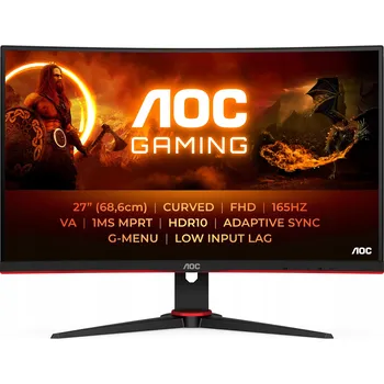 Monitor C27G2E/BK 27 VA 165Hz 1ms AOC C27G2E/BK 27 VA 165 Hz 1 ms