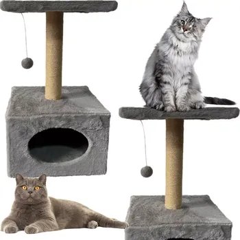 Škrabadlo pro Kočky s Pelíškem a Visící Myškou