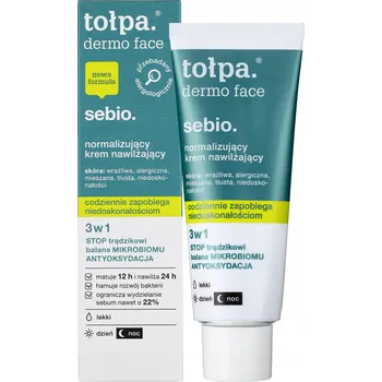 Pleťový krém Tołpa Dermo Face Sebio Normalizační a hydratační krém na obličej, 40 ml
