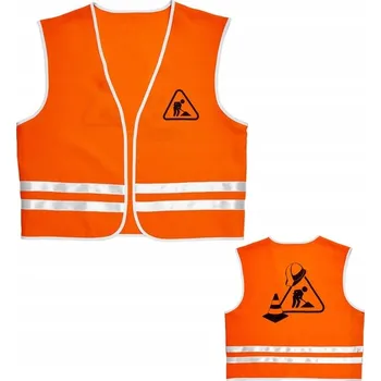 Dámská vesta Stavební vesta oranžová M/L