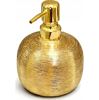 Ruční dávkovač mýdla stojací Msanit 350 ml zlatý