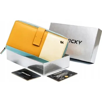 Peněženka Rovicky dámská peněženka z pravé kůže, vícebarevná