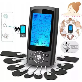 Masážní přístroj STIMULÁTOR SVALŮ TENS EMS 36 PROGRAMŮ 20 ÚROVNÍ VÝKONU REHABILITACE