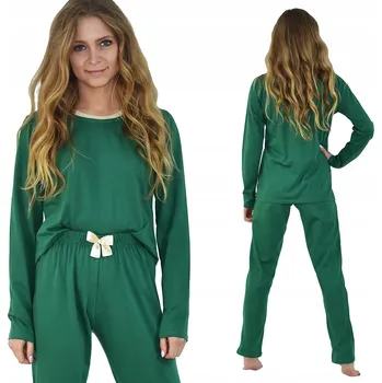 Dámské pyžamo Born2rest dámské pyžamo bavlna zelené, velikost S