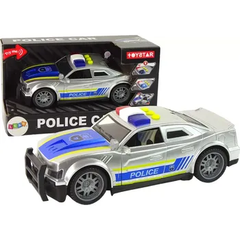 LEANToys Dětské auto Policie se světlem a zvukem