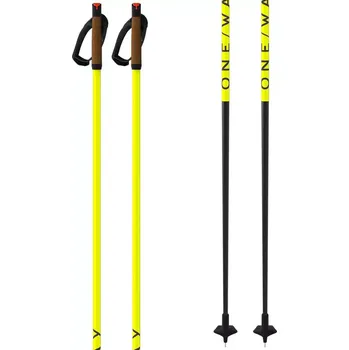 Běžkařská hole Hůlky Oneway STORM 2 MAG 2024/25 170 žlutá/černá