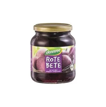 Sušená zelenina Dennree Červená řepa sterilovaná 330g bio BIO VEGAN Množství: 1 ks