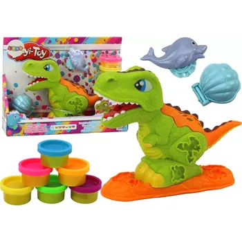 Modelovací hmota RKToys Sada modelíny Dinosaurus 6 barev