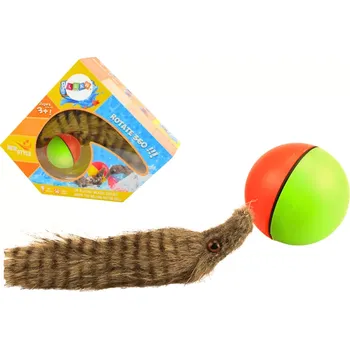 Interaktivní míček s nadýchaným ocáskem fretky do koupele
