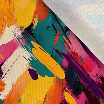 Zbytek - Teplákovina Takoy 150 cm abstrakt 9