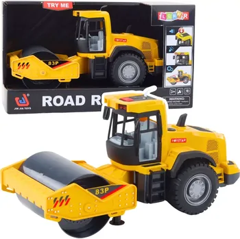 autíčko Stavební silniční válec se světly a zvuky, žlutý