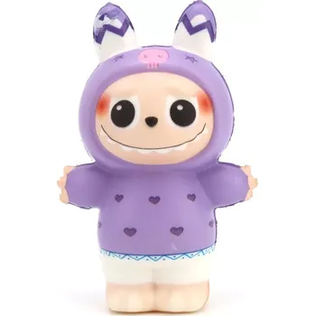 Mačkací panenka 12 cm – roztomilá antistresová figurka do ruky