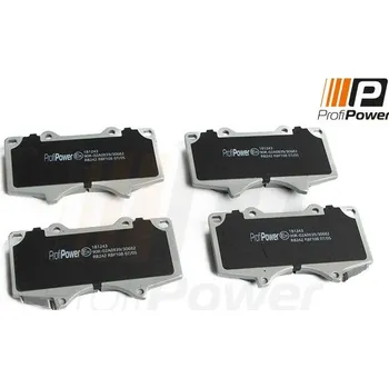Brzdová destička Sada brzdových destiček, kotoučová brzda ProfiPower 1B1243