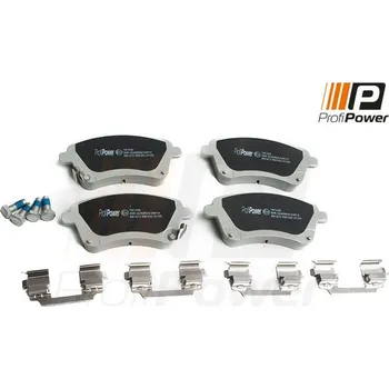 Brzdová destička Sada brzdových destiček, kotoučová brzda ProfiPower 1B1246