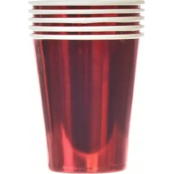 Jednorázové nádobí Papírové kelímky o objemu 220 ml, 6 ks