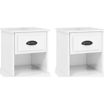 Noční stolek Noční stolek bílý 39x39x47,5 cm