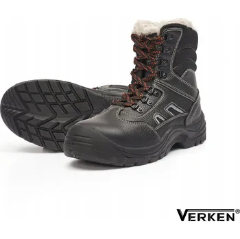 Pracovní obuv Zimní pracovní boty Vodotěsné ZATEPLENÉ Ochranné s špičkou BOZP S3 vel. 44