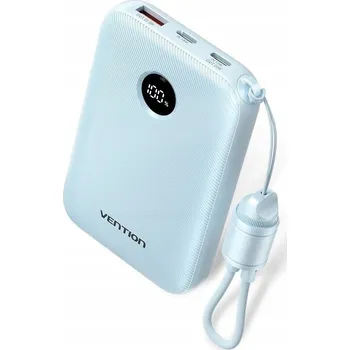 Powerbanka Powerbanka Vention 10000 mAh 2 x USB-C 1 x USB-A s displejem 22,5 W